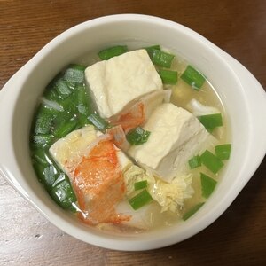 ✽体温まる豆腐のとーろとろスープ✽